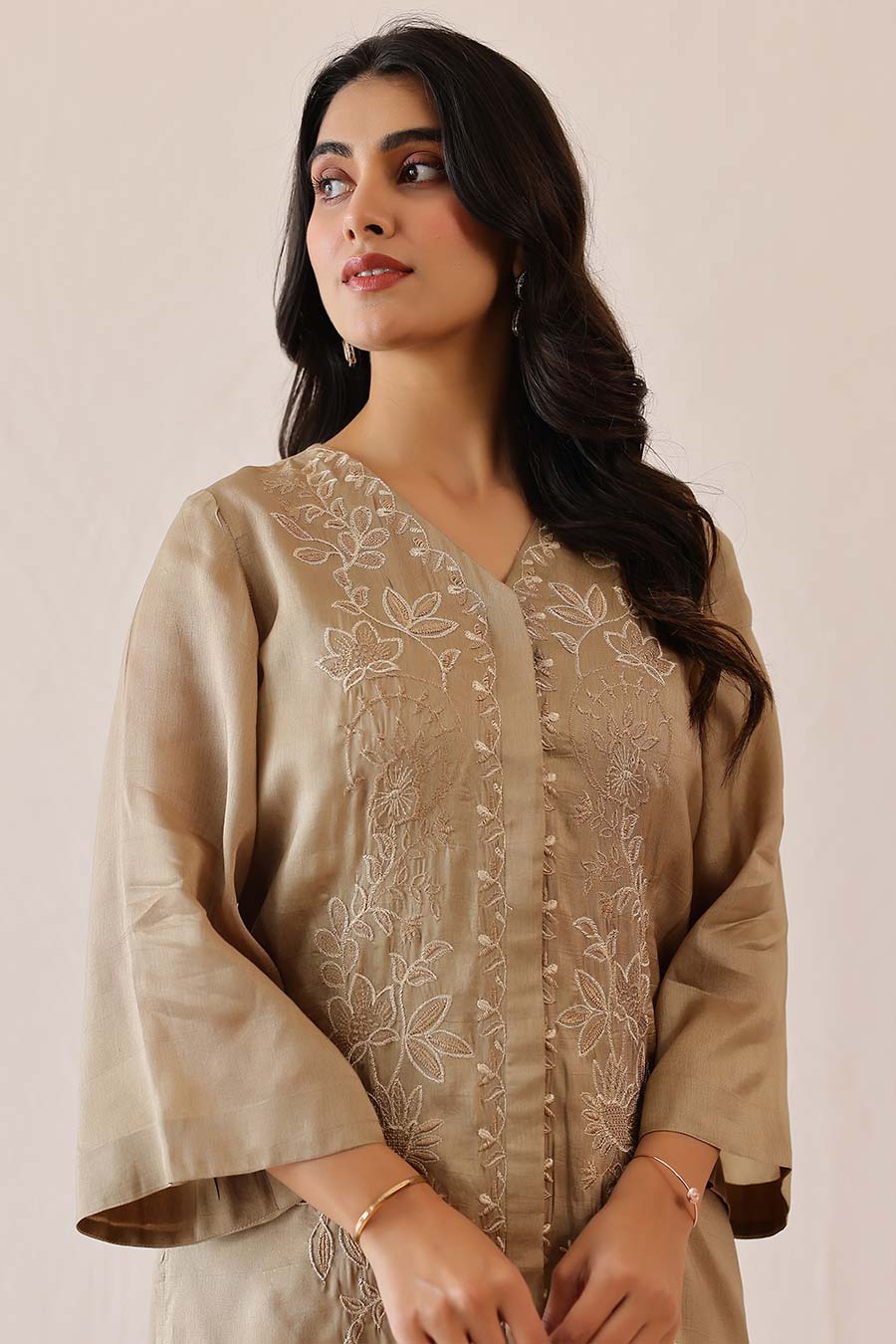 Lily Sage Green Embroidered Co-Ord Set