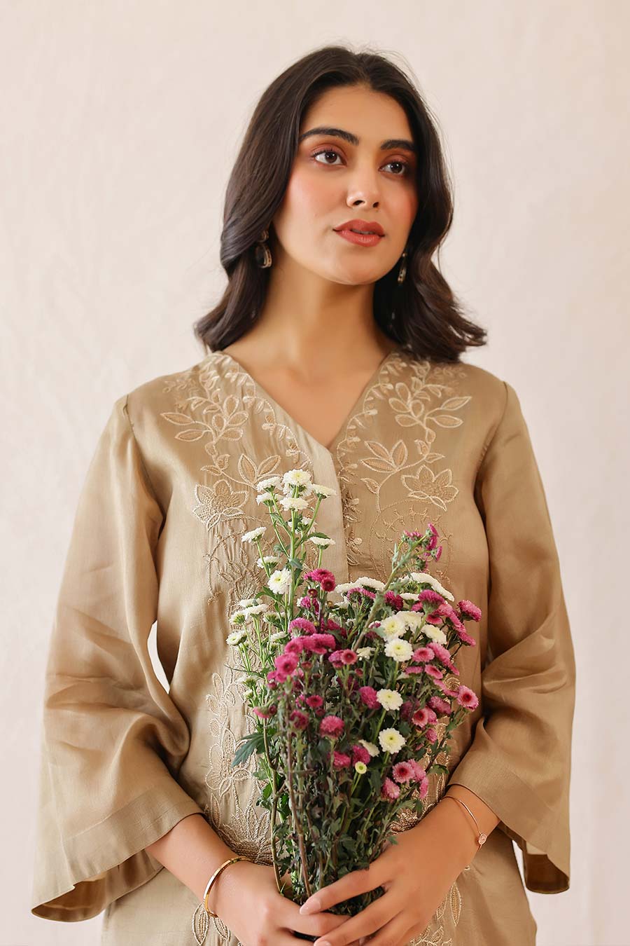 Lily Sage Green Embroidered Co-Ord Set