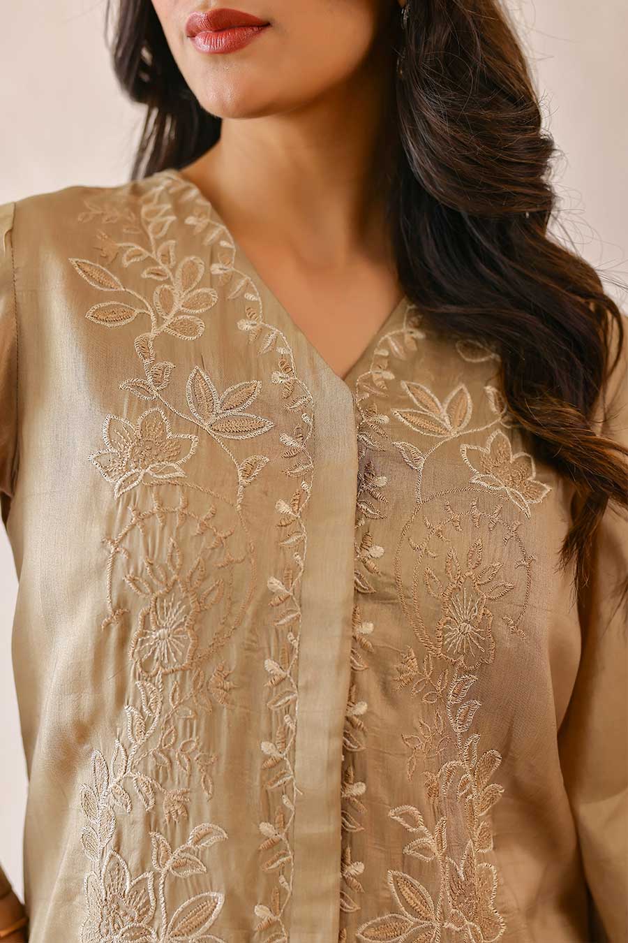 Lily Sage Green Embroidered Co-Ord Set
