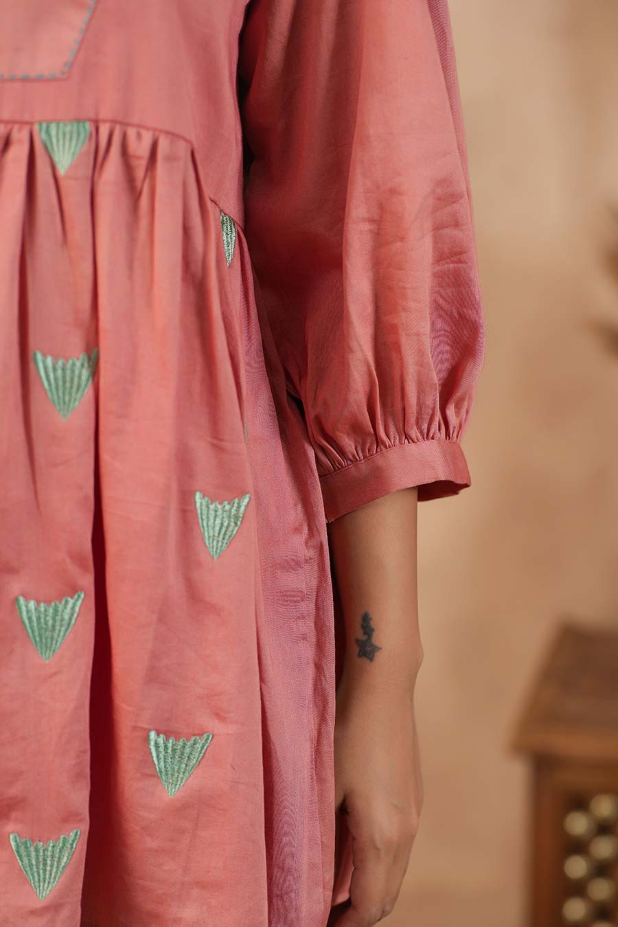 Rose Pink Top & Pant Co-Ord Set