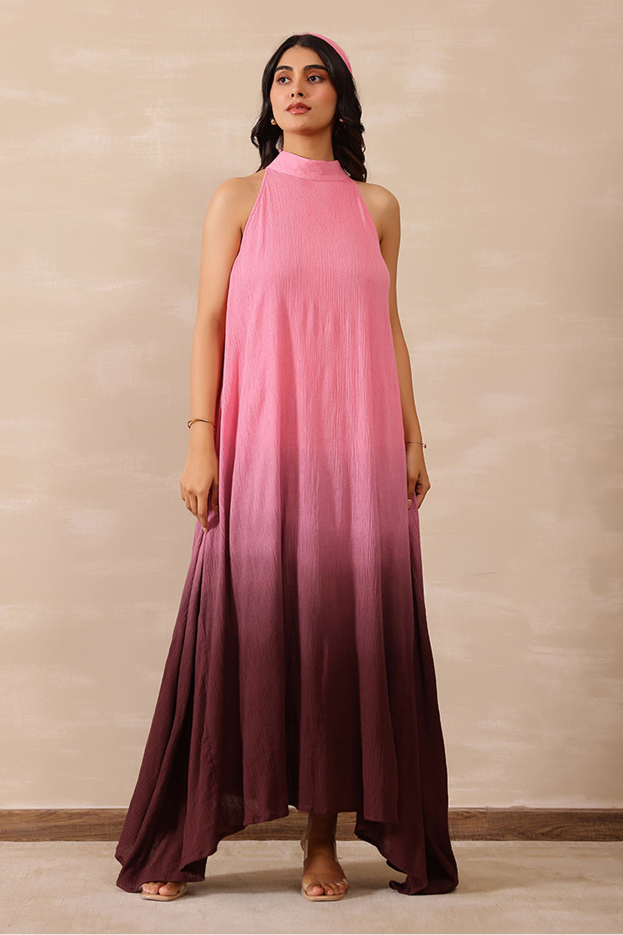 Pink Ombre Midnight Long Dress