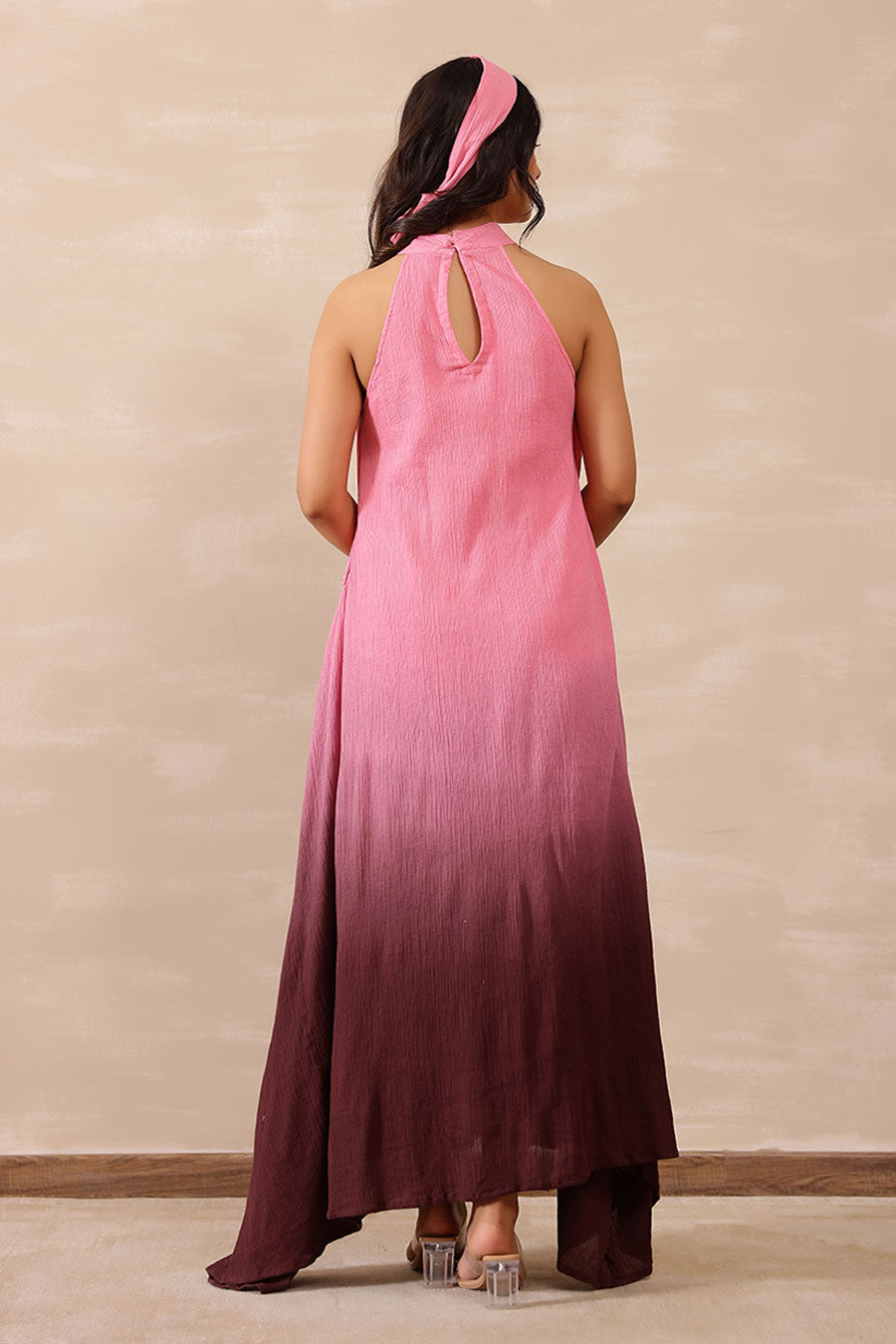 Pink Ombre Midnight Long Dress