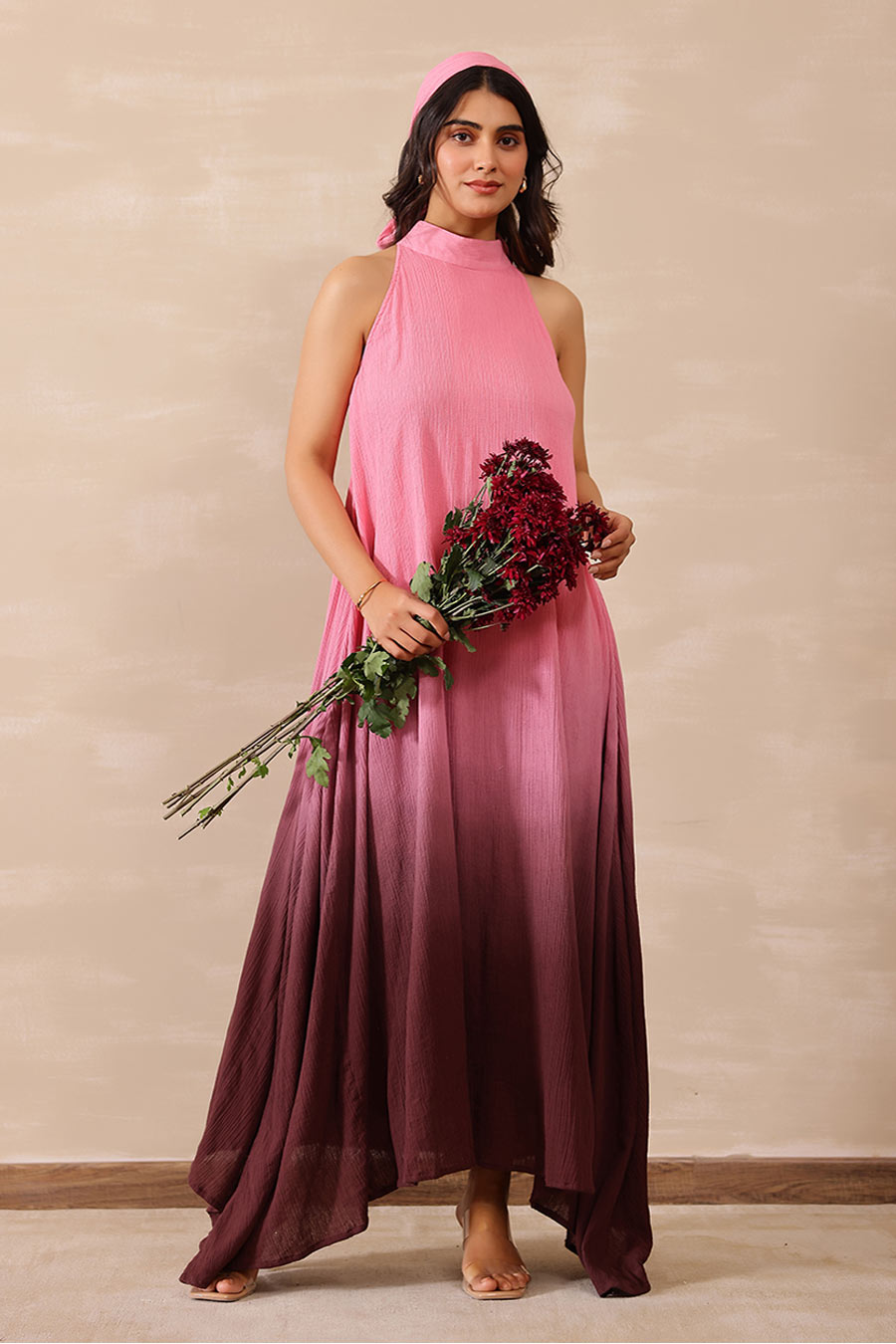 Pink Ombre Midnight Long Dress