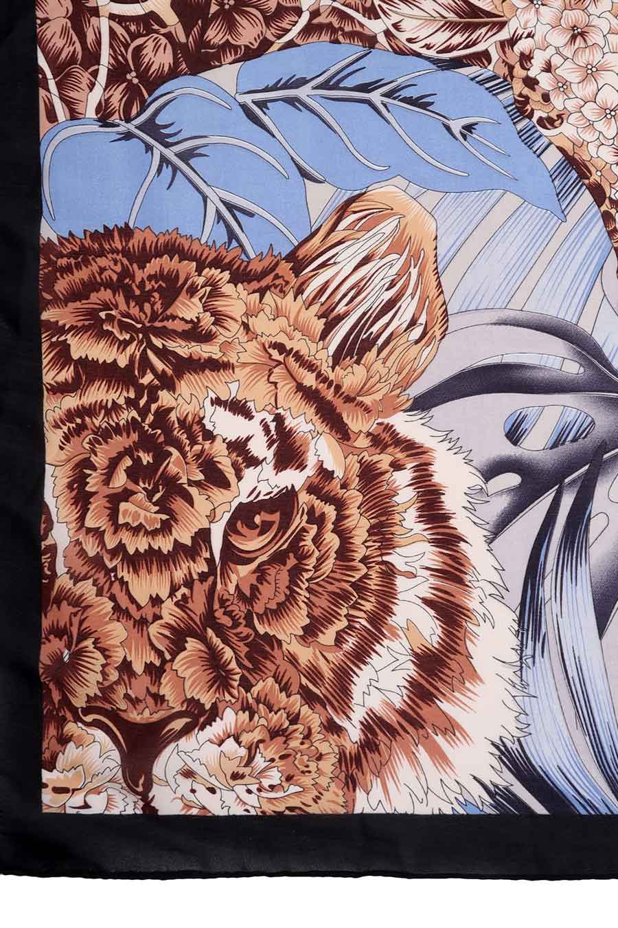 Multicolour Tiger Printed Scarf