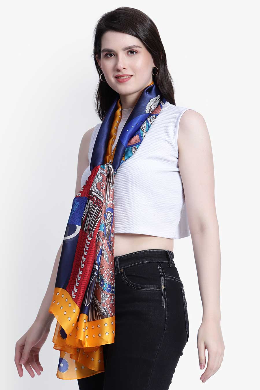 Multicolour Printed Scarf