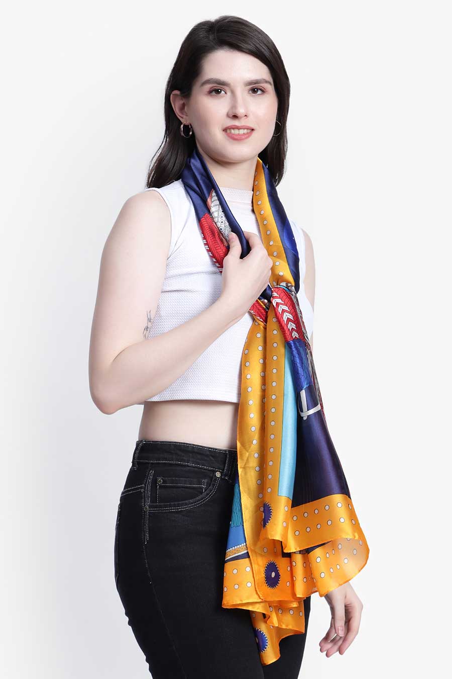 Multicolour Printed Scarf