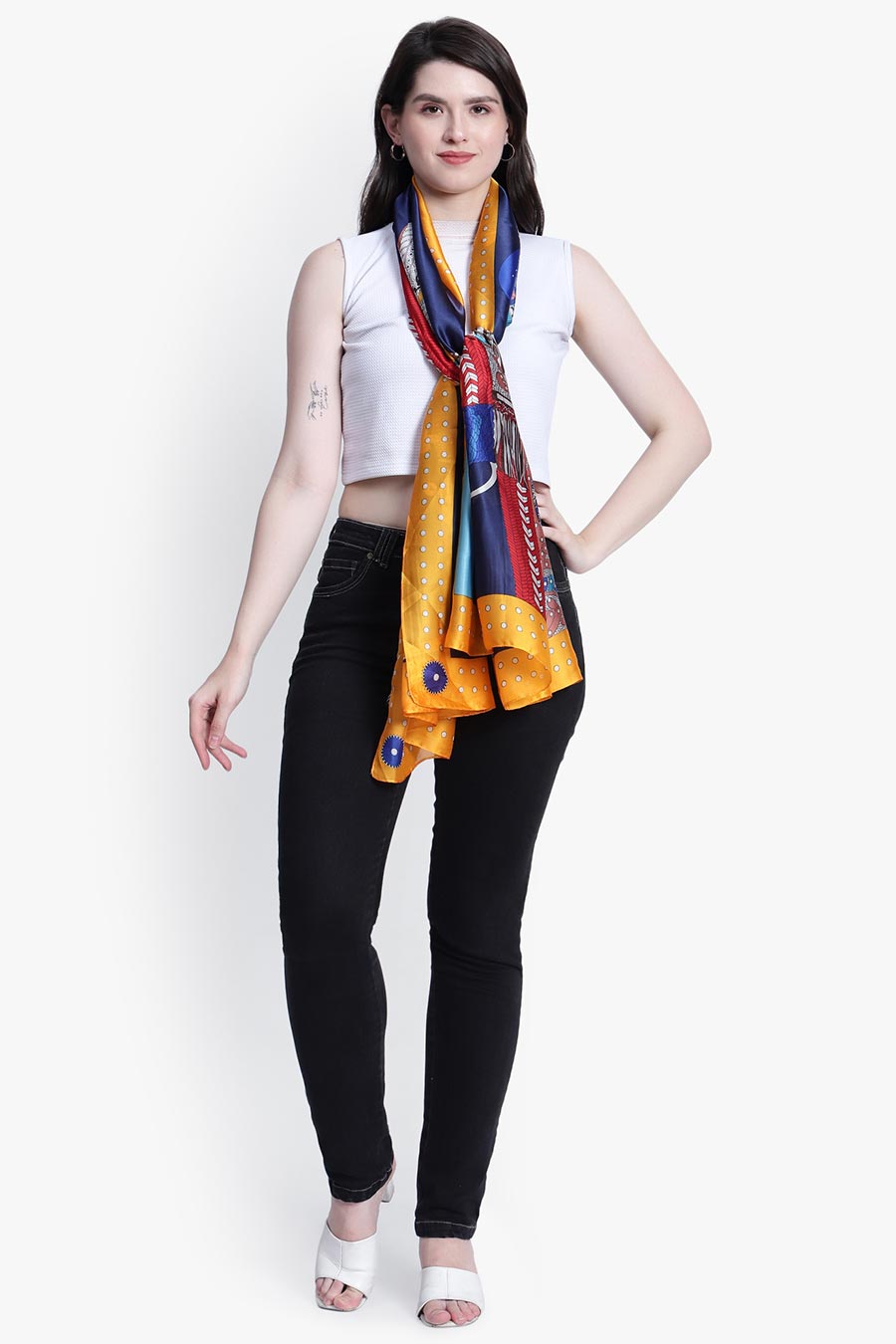 Multicolour Printed Scarf
