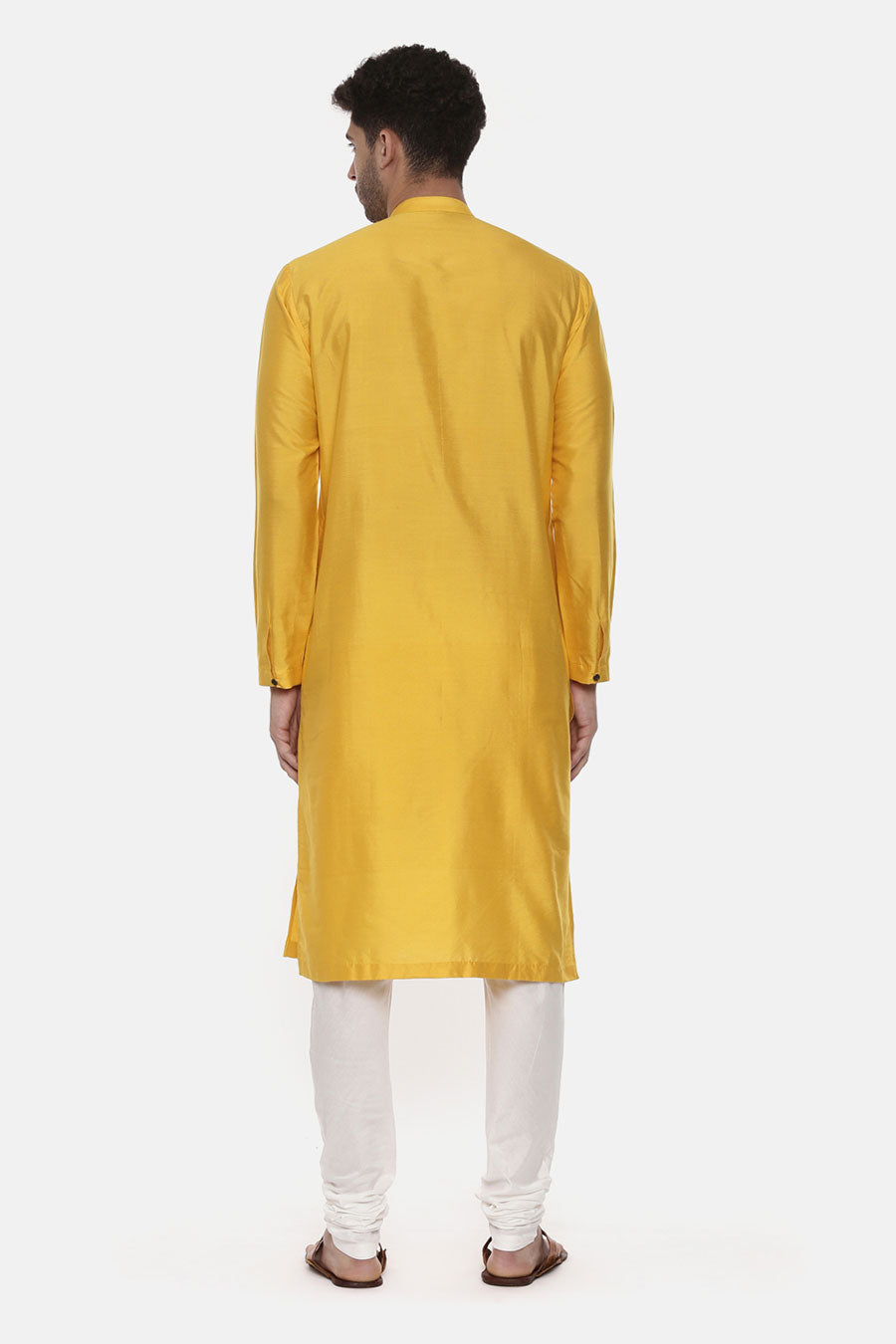 Yellow Embroidered Kurta Set