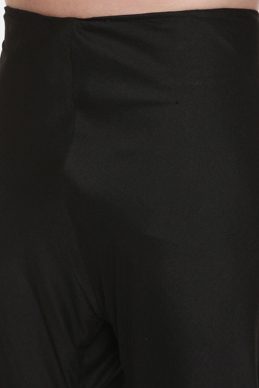 Black & Grey Embroidered Tie-Up Kurta Set