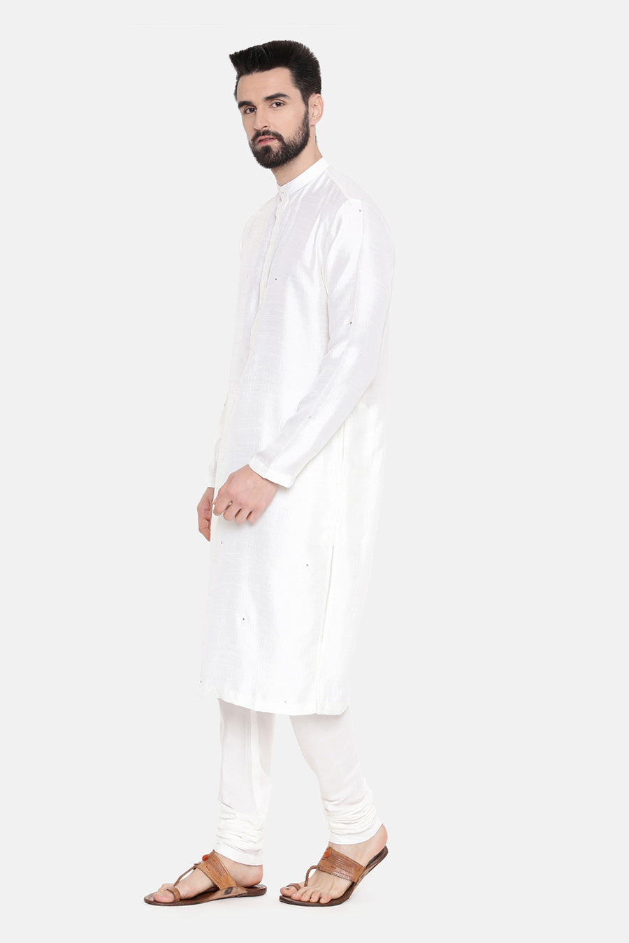 Ivory Embellished Kurta Set