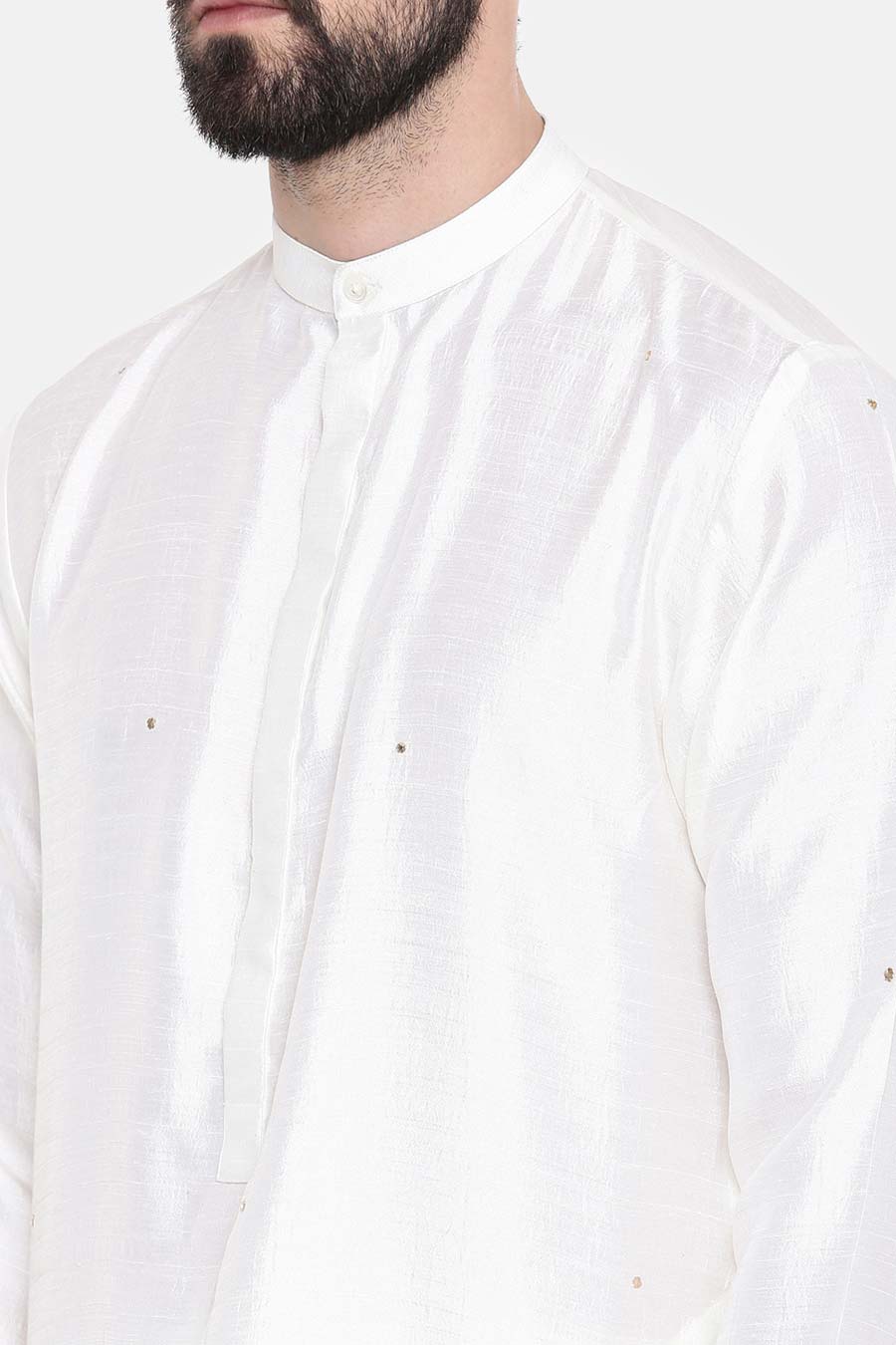 Ivory Embellished Kurta Set