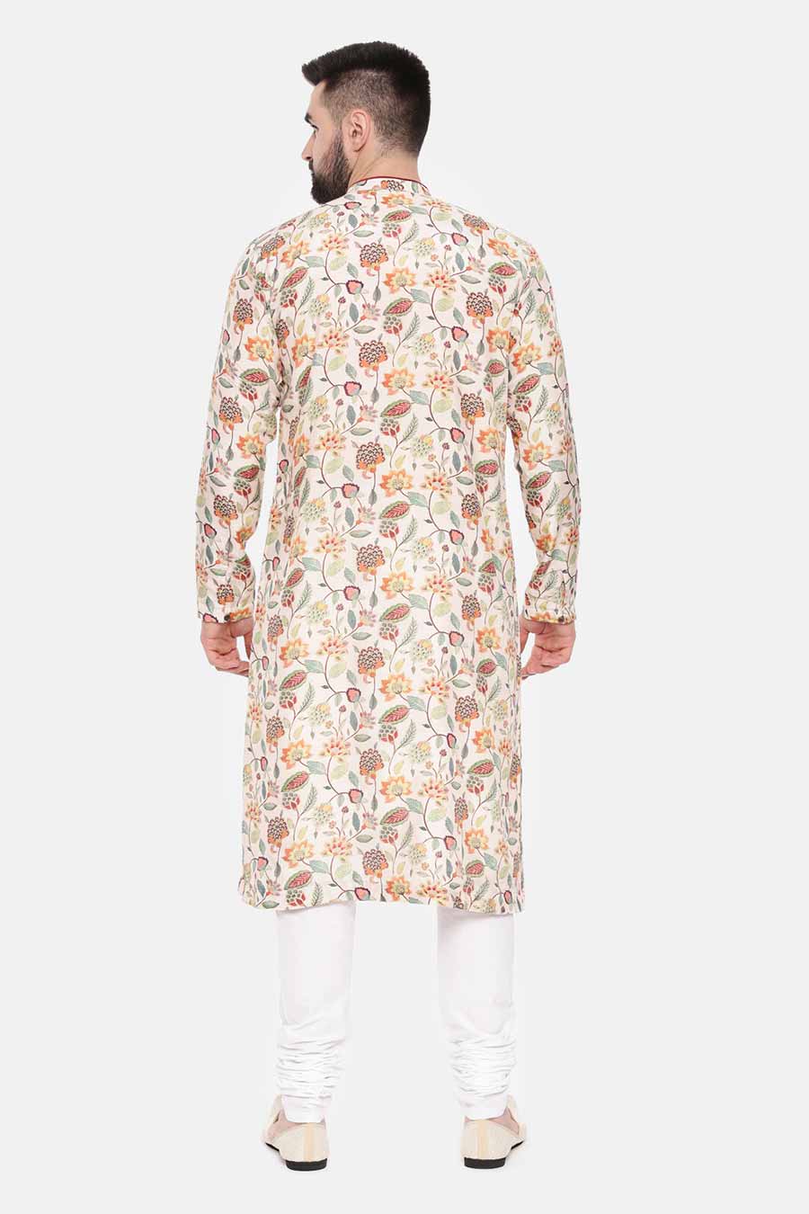 Ivory Printed Kurta Set