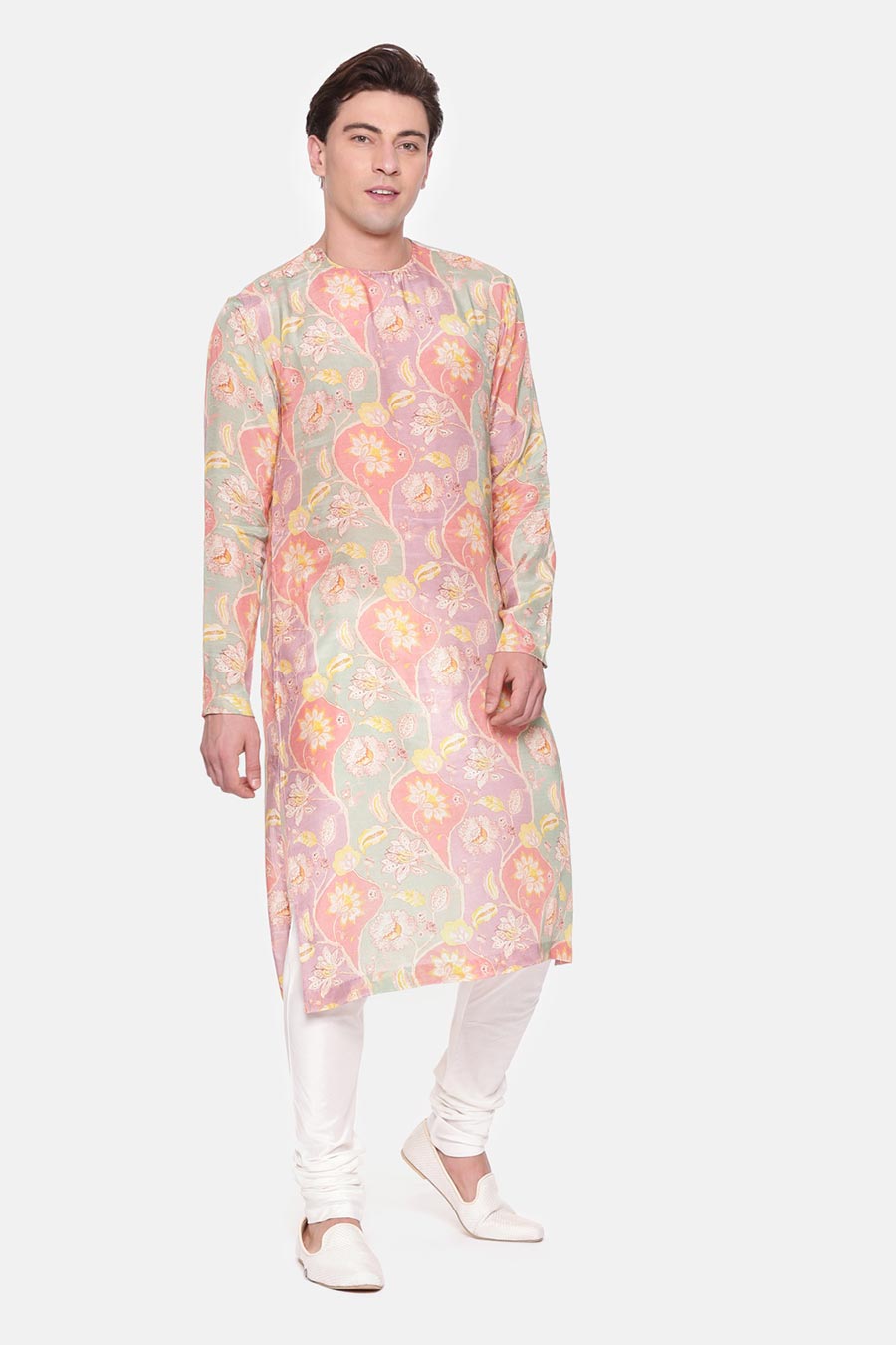 Multicolour Floral Printed Kurta Set