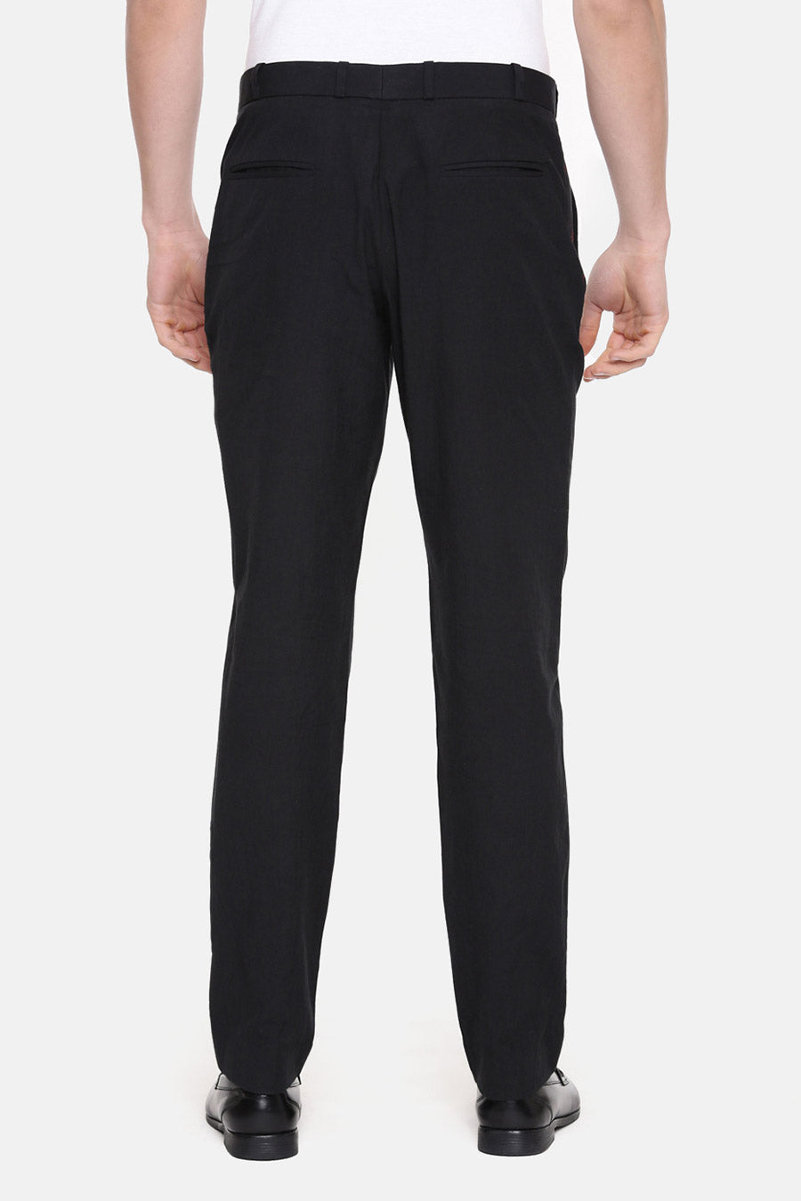 Black Cotton Pants