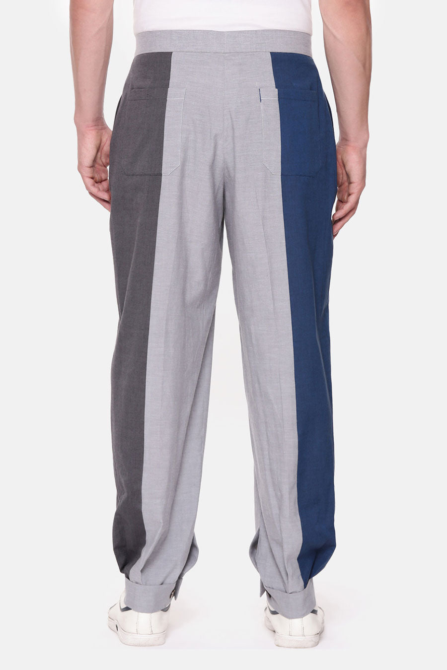 Blue & Grey Jogger Pants