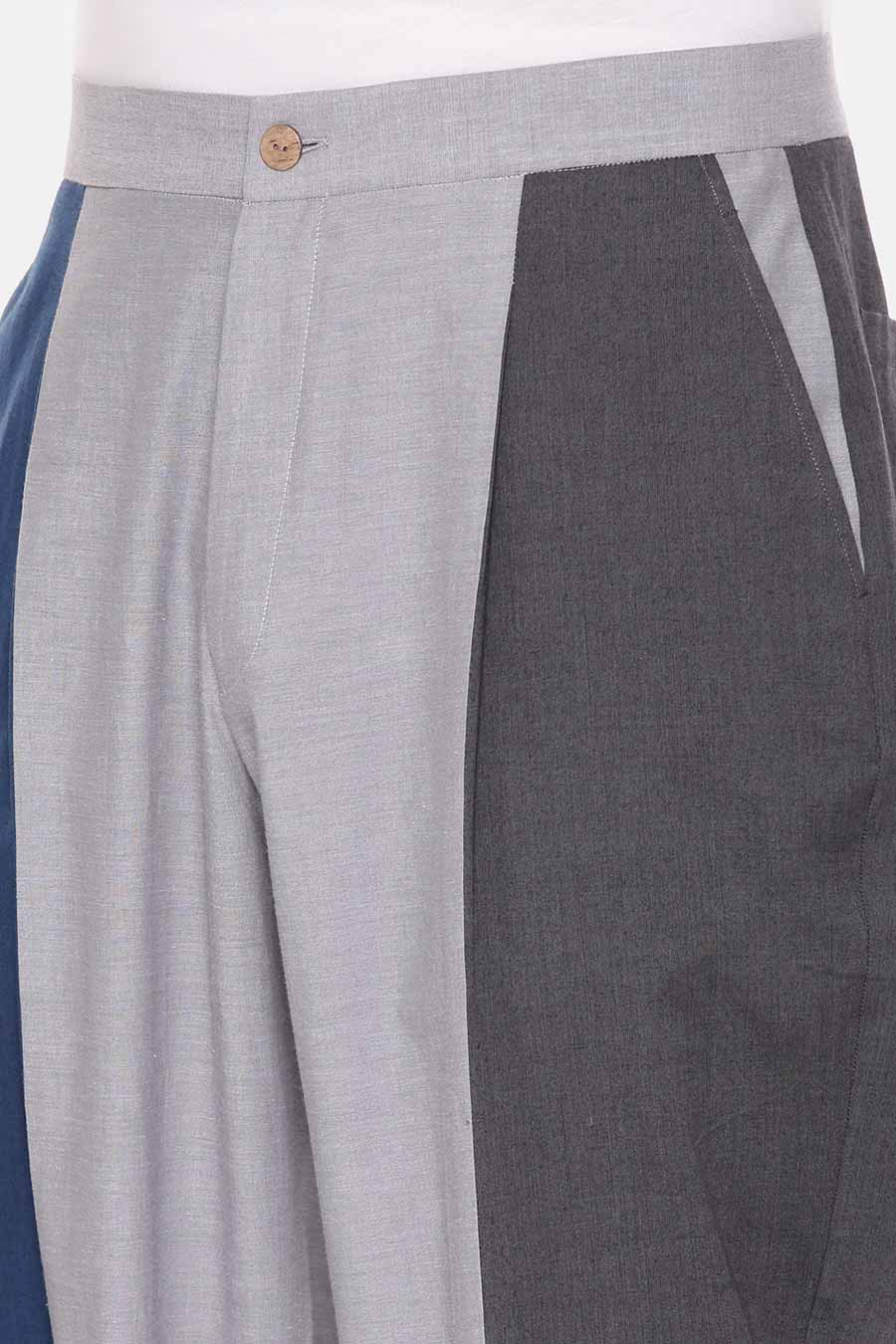 Blue & Grey Jogger Pants