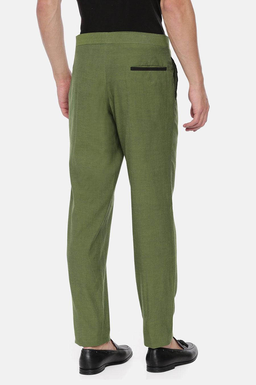 Green Cotton Trouser