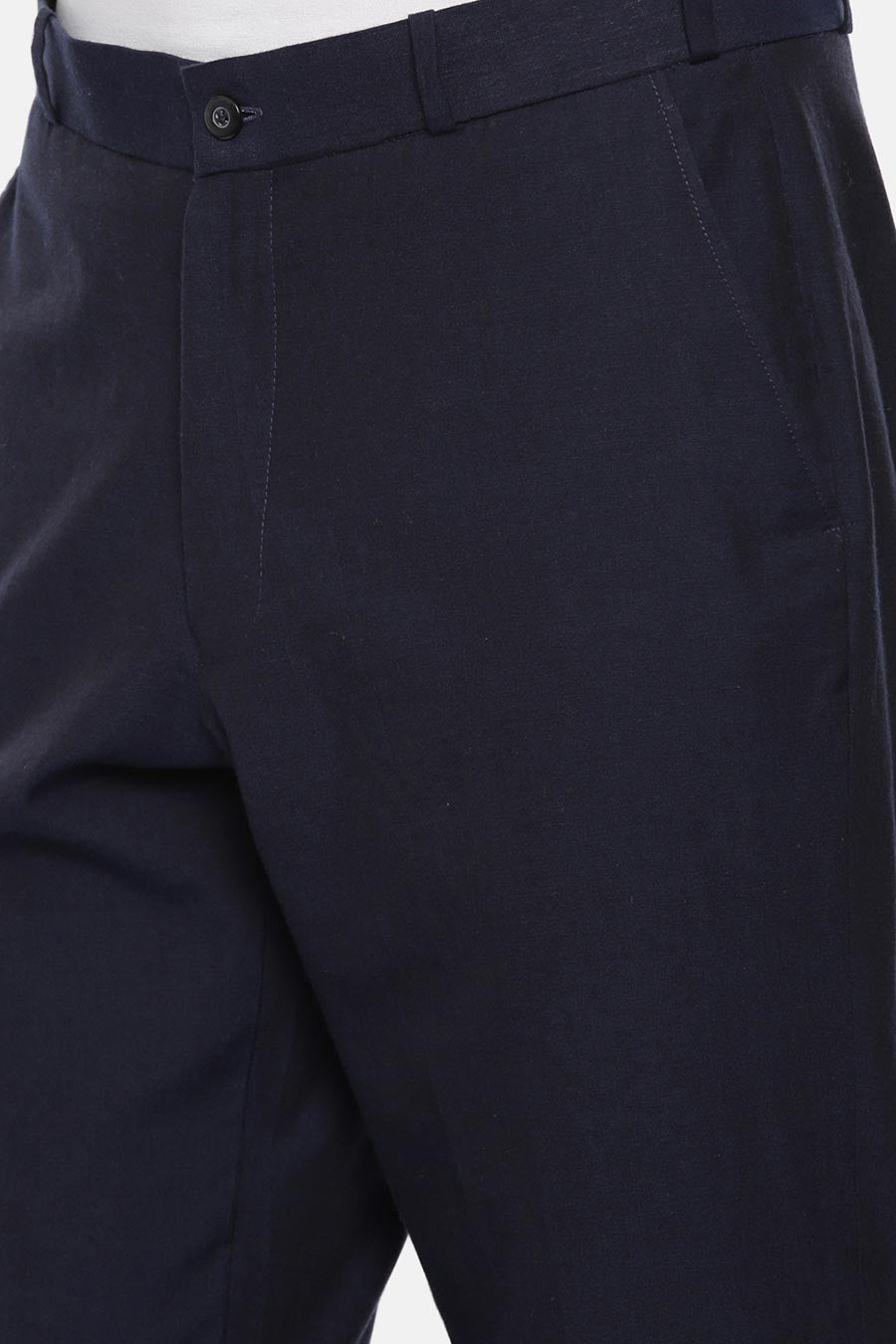 Blue Fold-Up Trouser