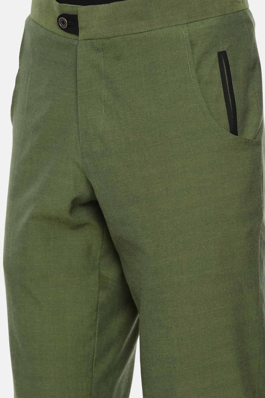 Green Double Pocket Trouser