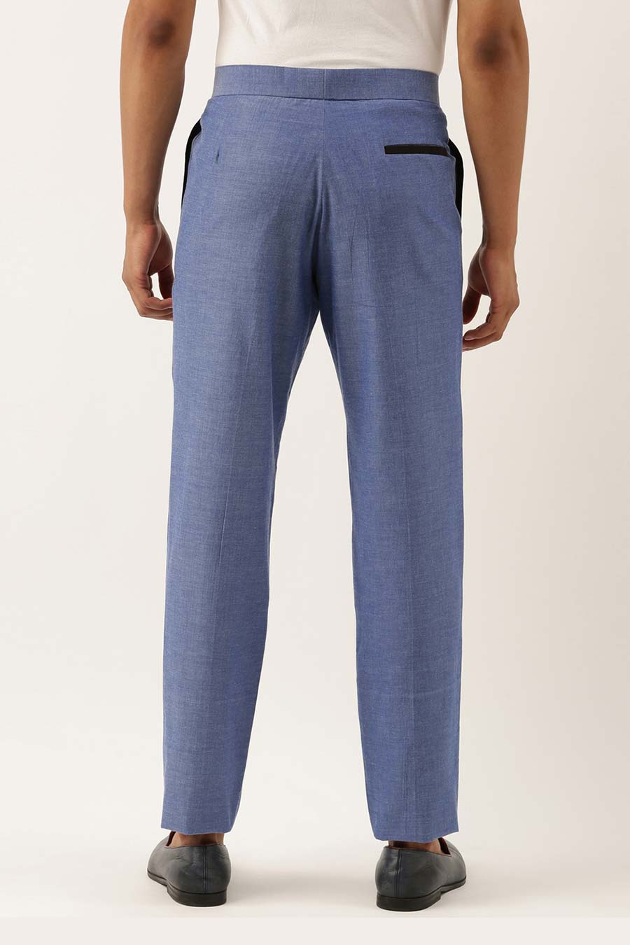 Blue Malai Cotton Trouser