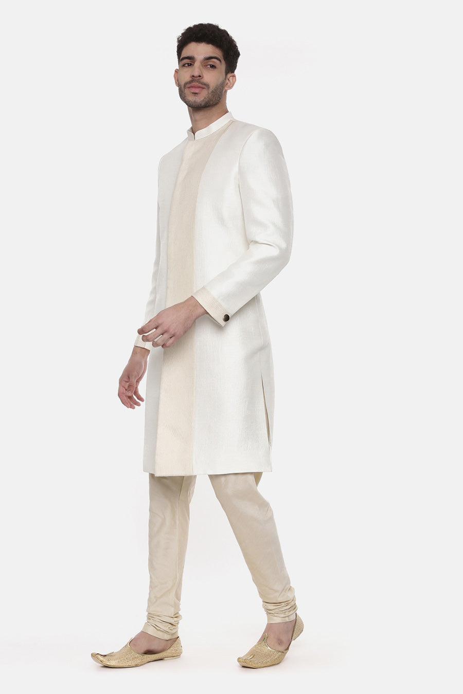 Ivory Stitch Detailed Sherwani Set