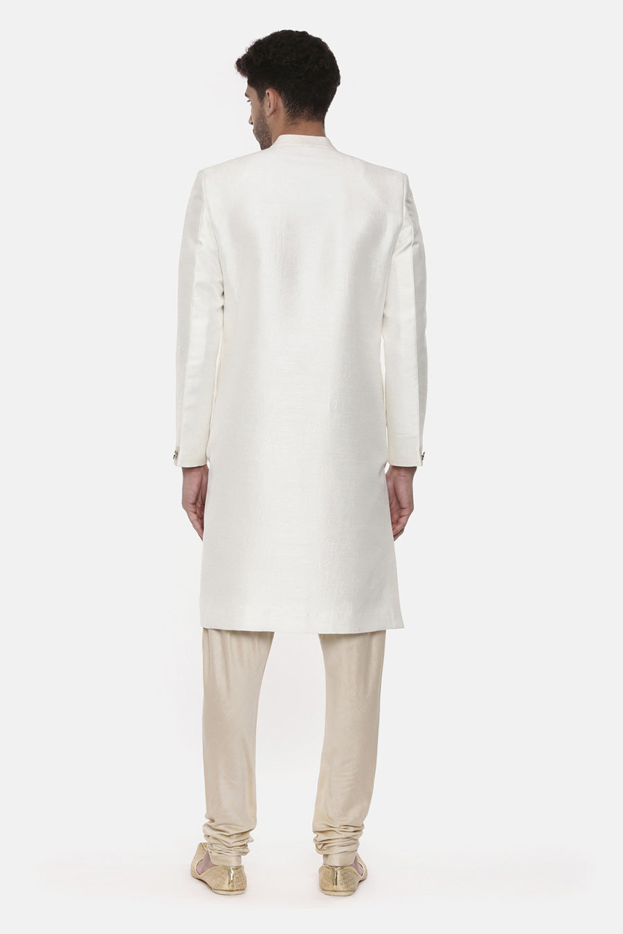 Ivory Stitch Detailed Sherwani Set