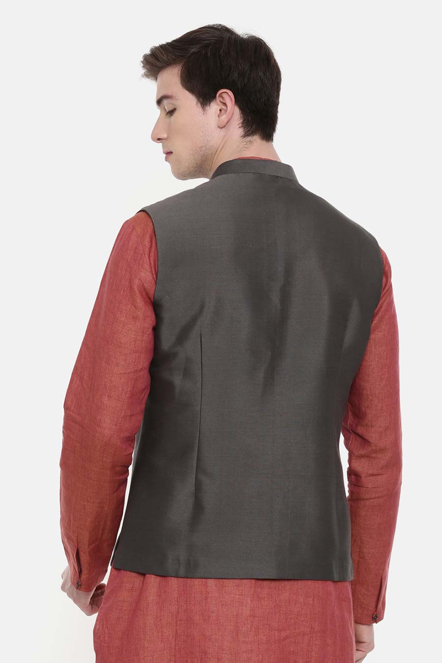 Charcoal Grey Classic Bandi Jacket