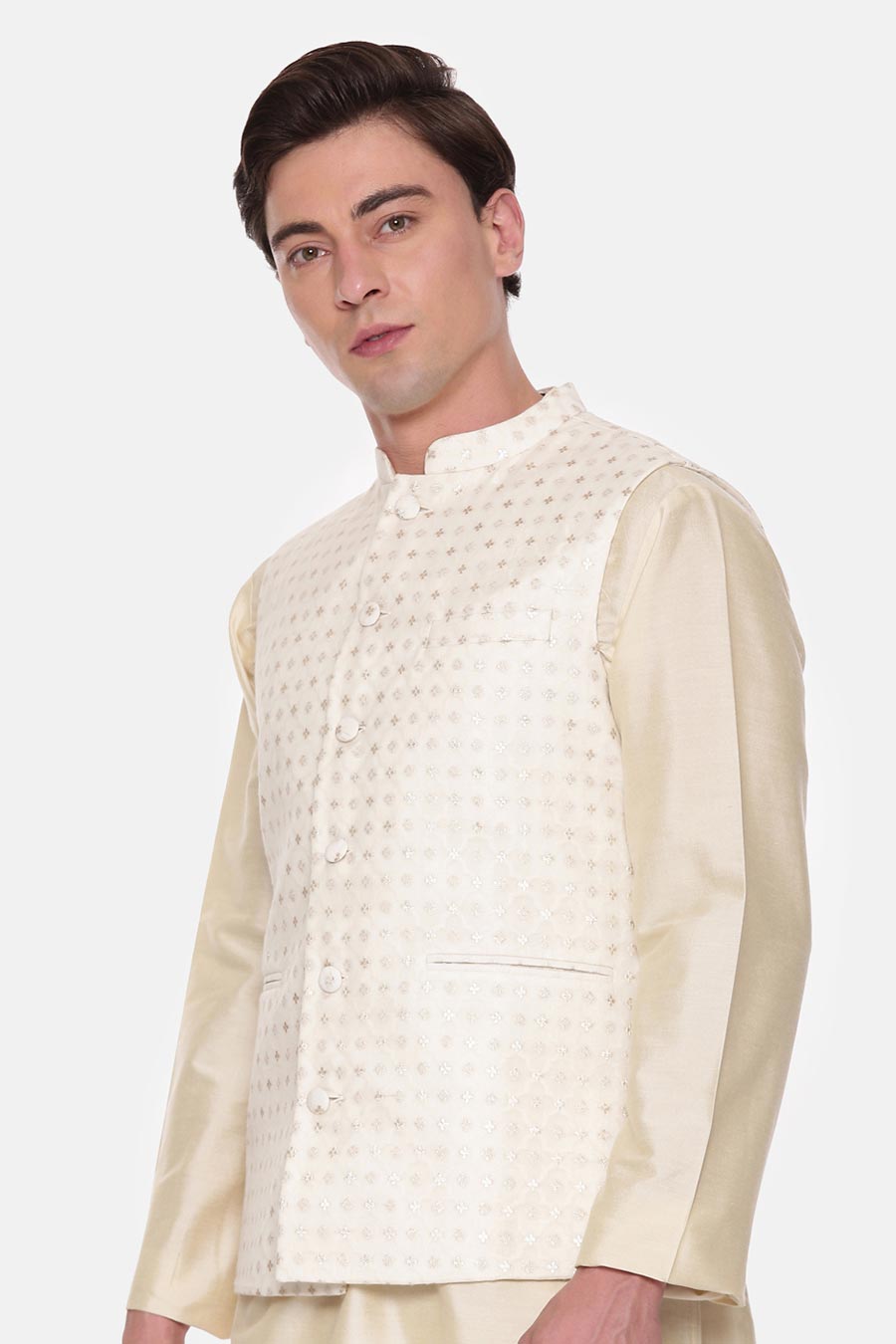 Ivory Gold Bandi Jacket
