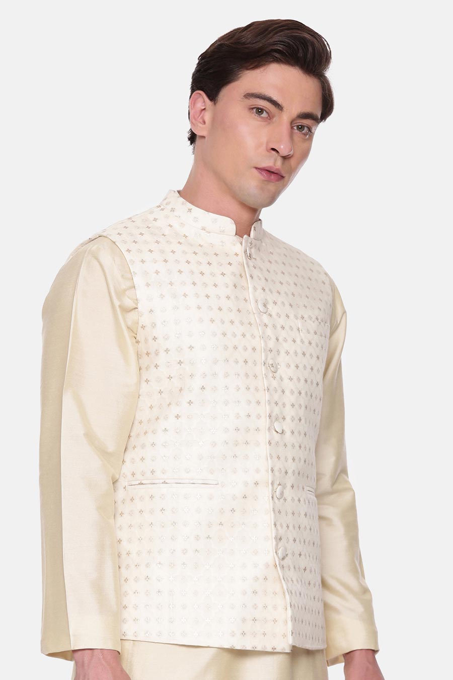 Ivory Gold Bandi Jacket
