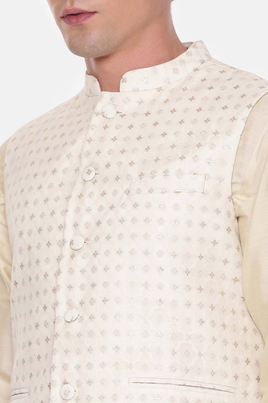 Ivory Gold Bandi Jacket