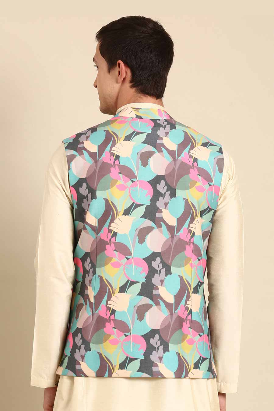 Multicolour Printed Bandi Jacket