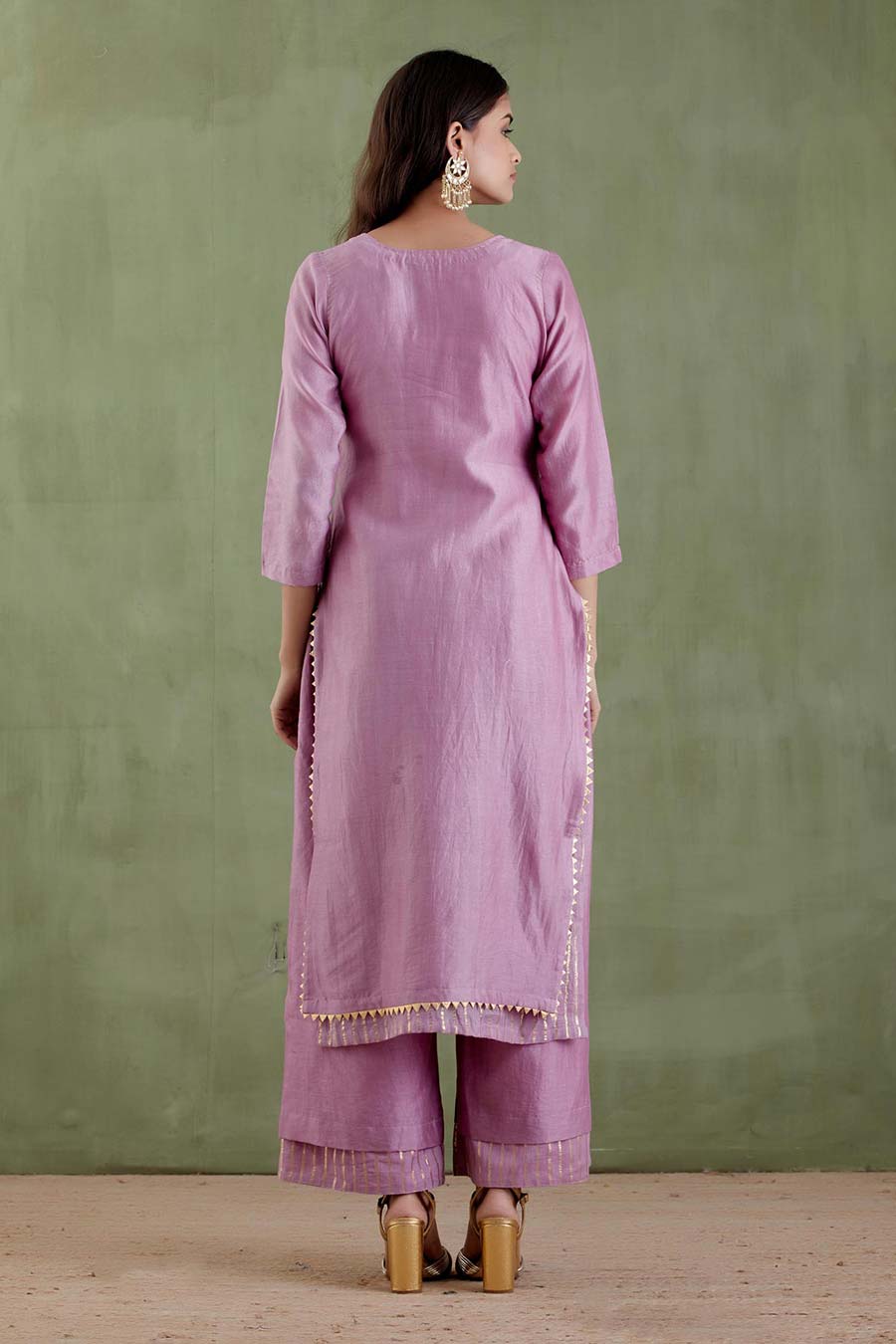 Ahilya Purple Kurta Set