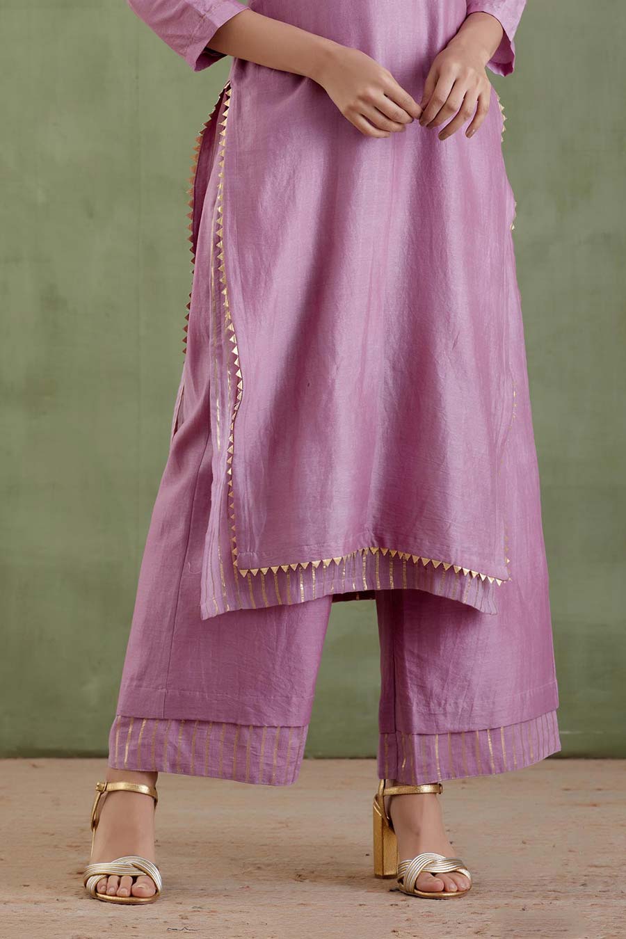 Ahilya Purple Kurta Set