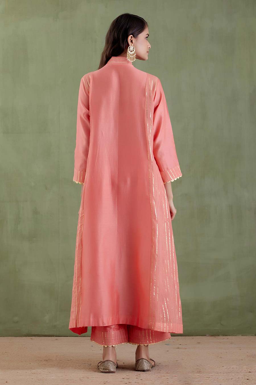 Samyukta Peach Kurta Set