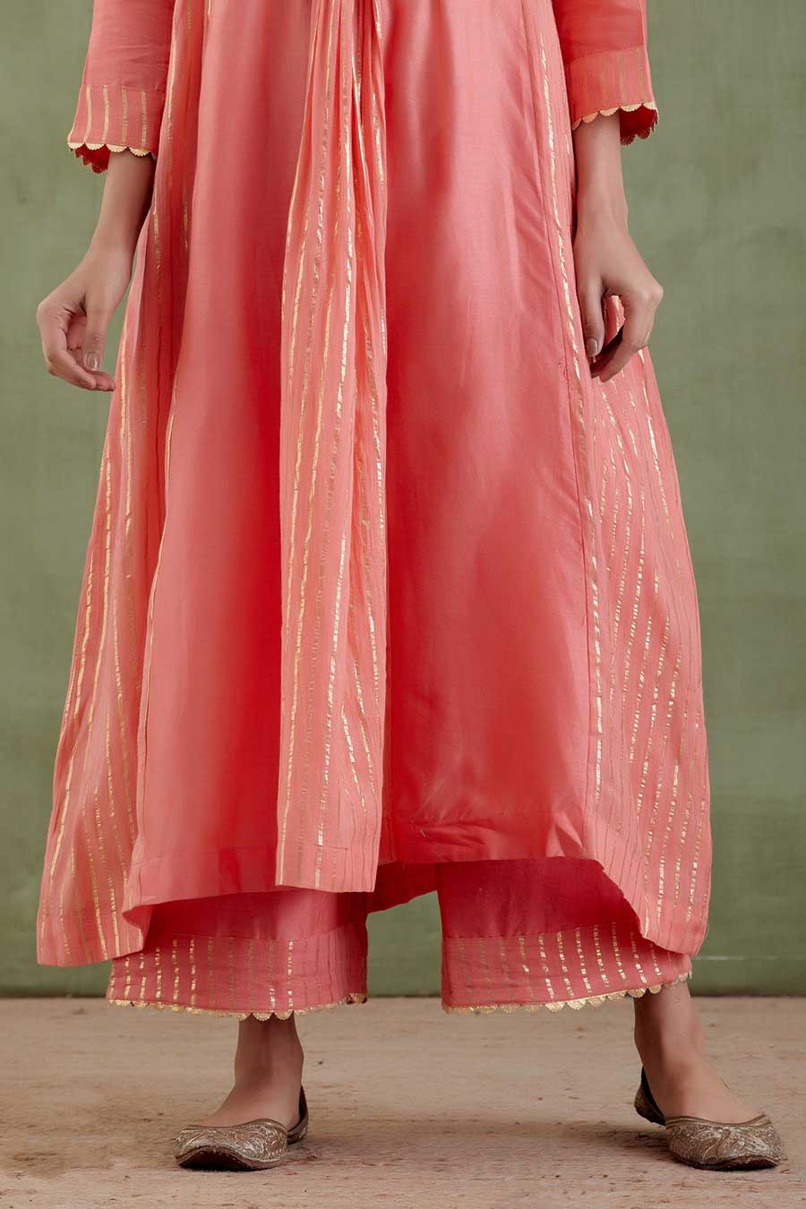 Samyukta Peach Kurta Set