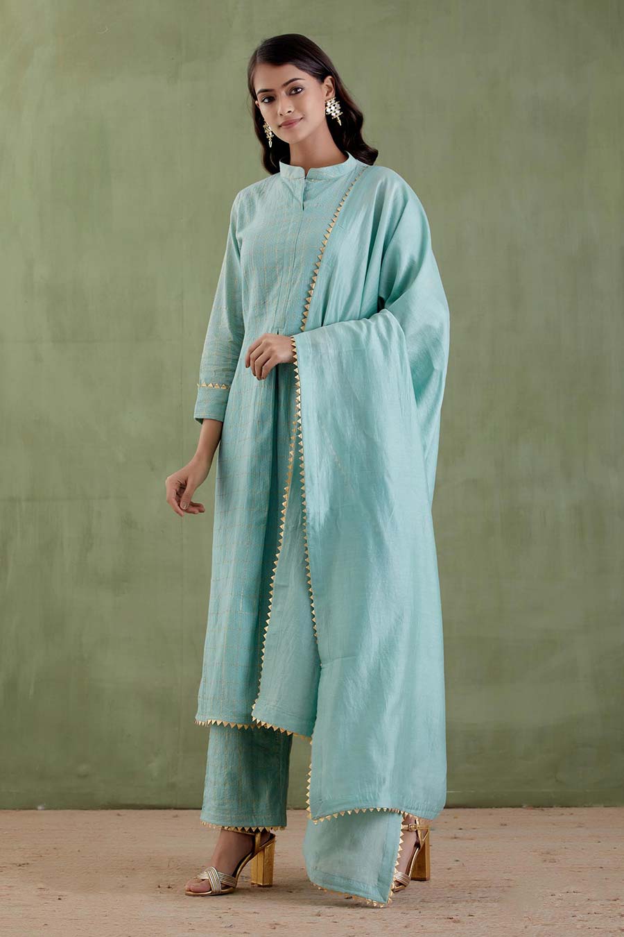 Meerabai Blue Kurta Set