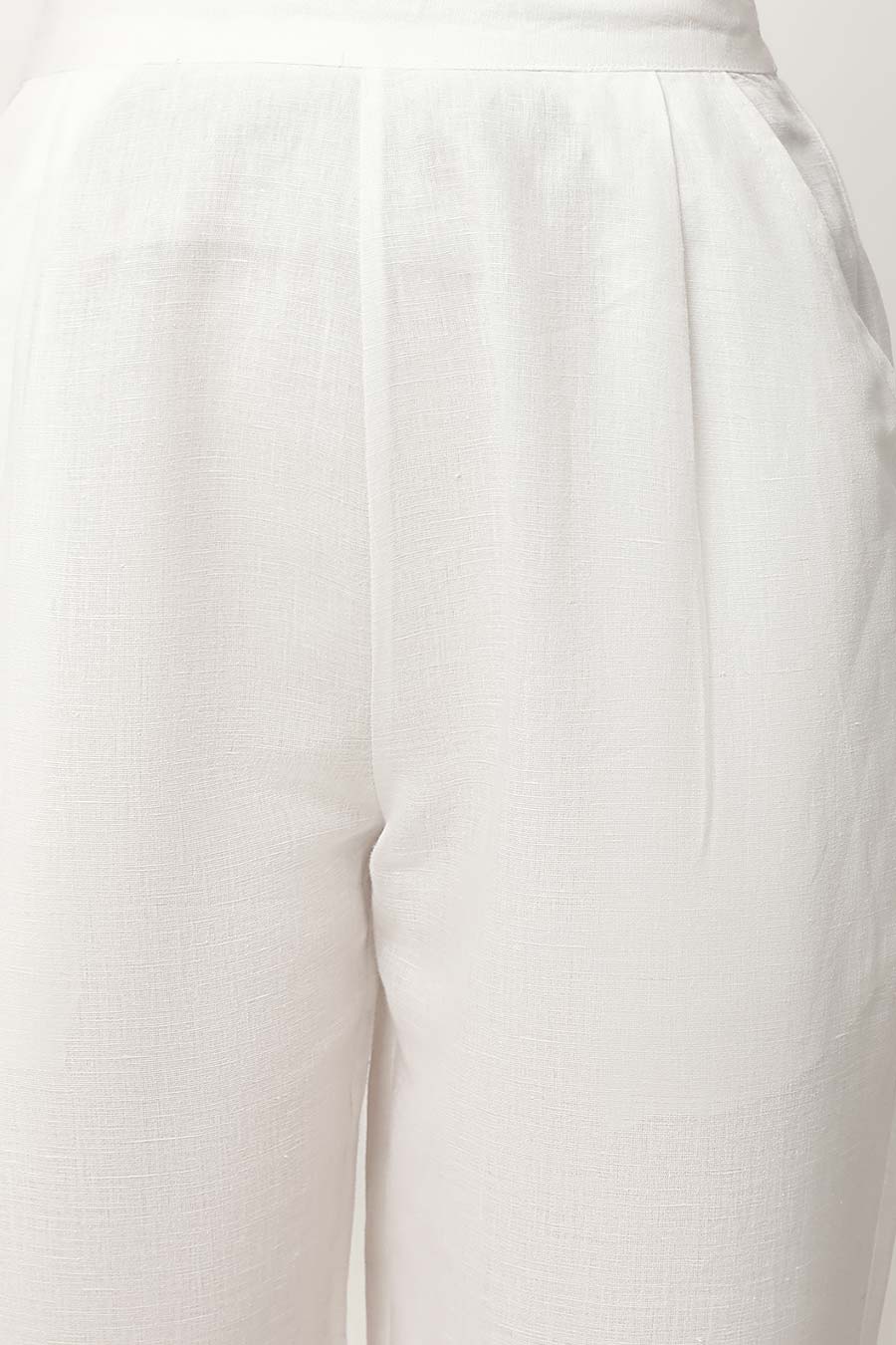 Cindy Ivory Embroidered Pants