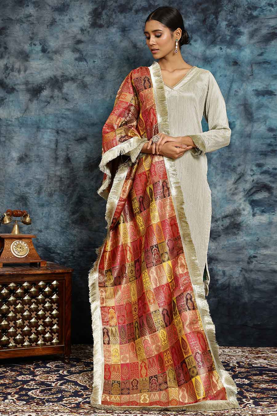 Multicolour Banarasi Dupatta