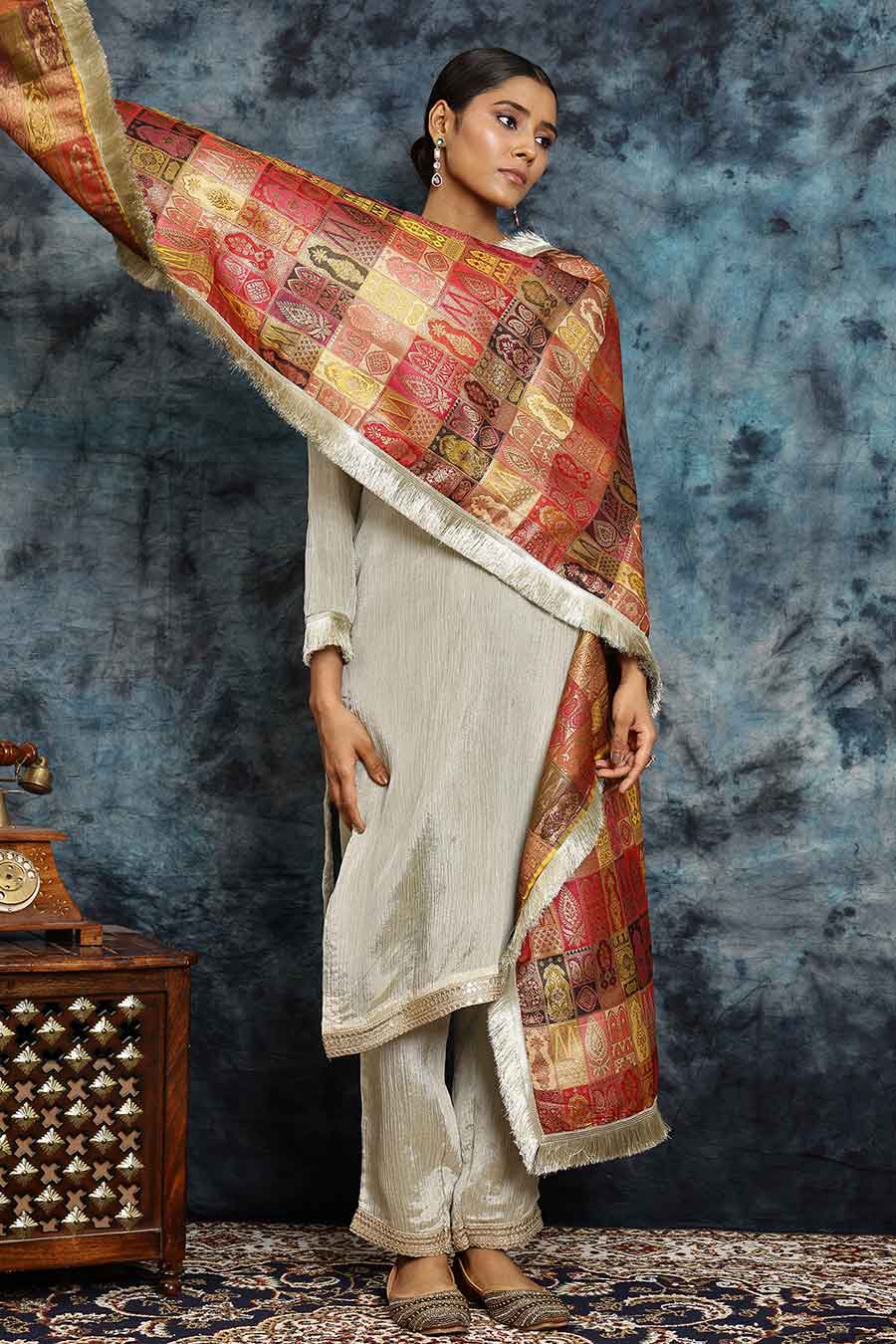 Multicolour Banarasi Dupatta