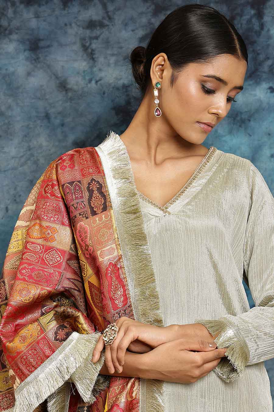 Multicolour Banarasi Dupatta