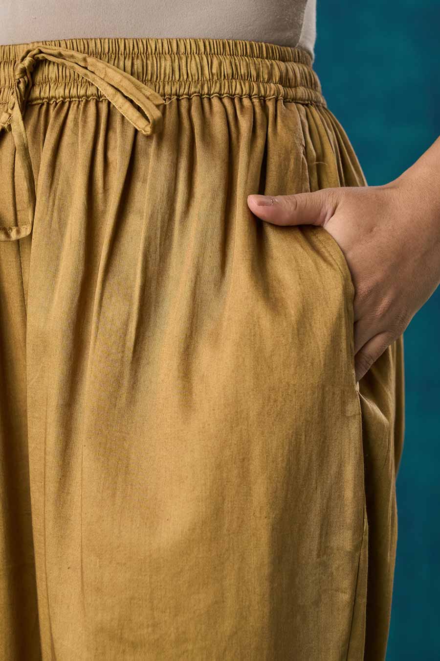 Green High-Low Jivika Kurta Set