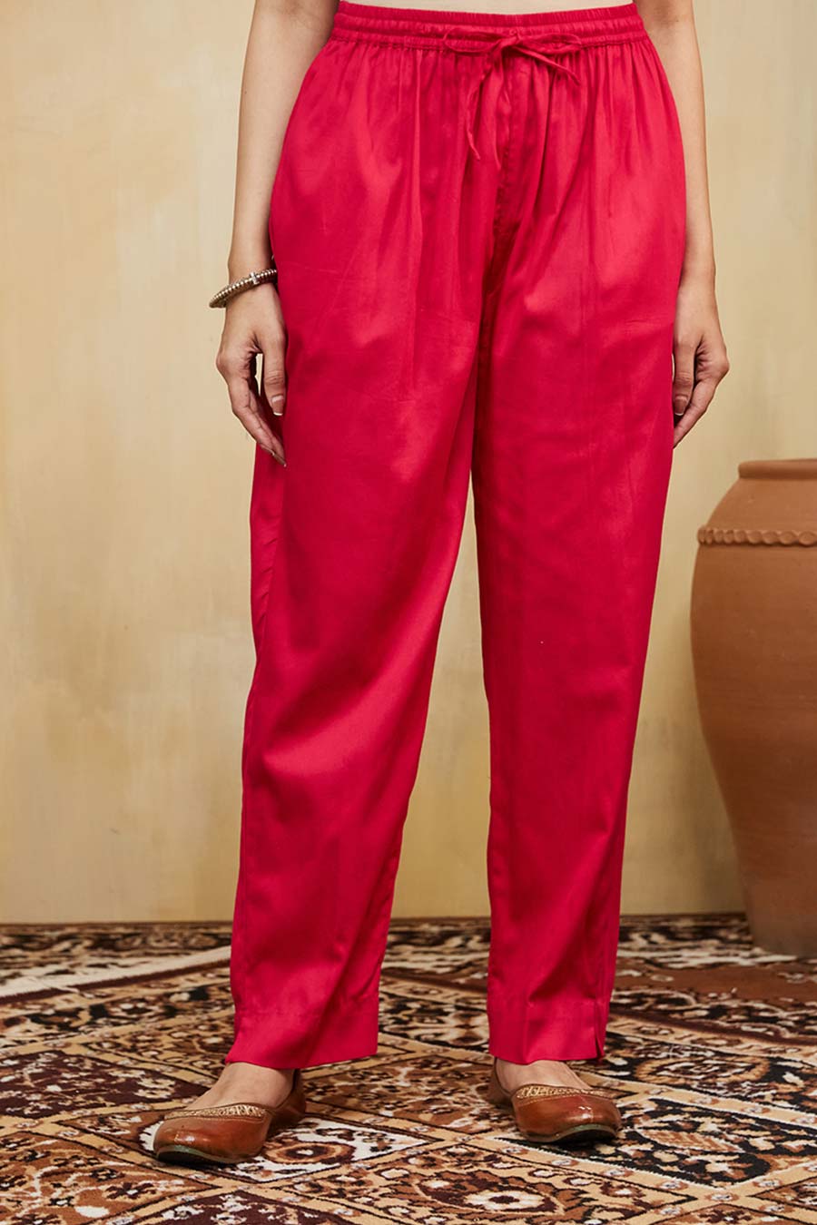 Green & Pink Samara Embellished Kurta Set