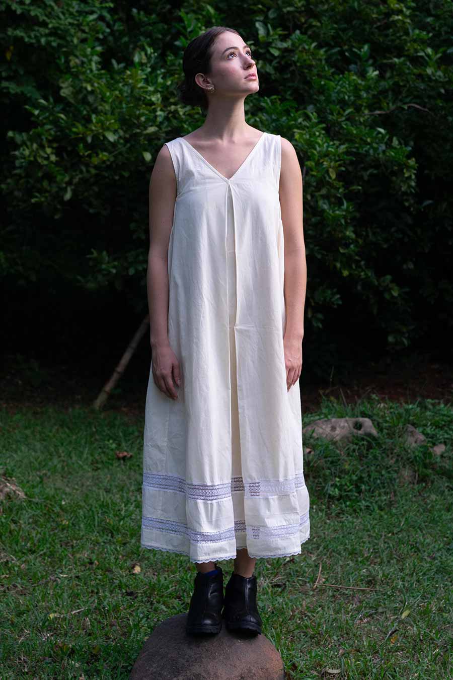 Off-White Long Dress