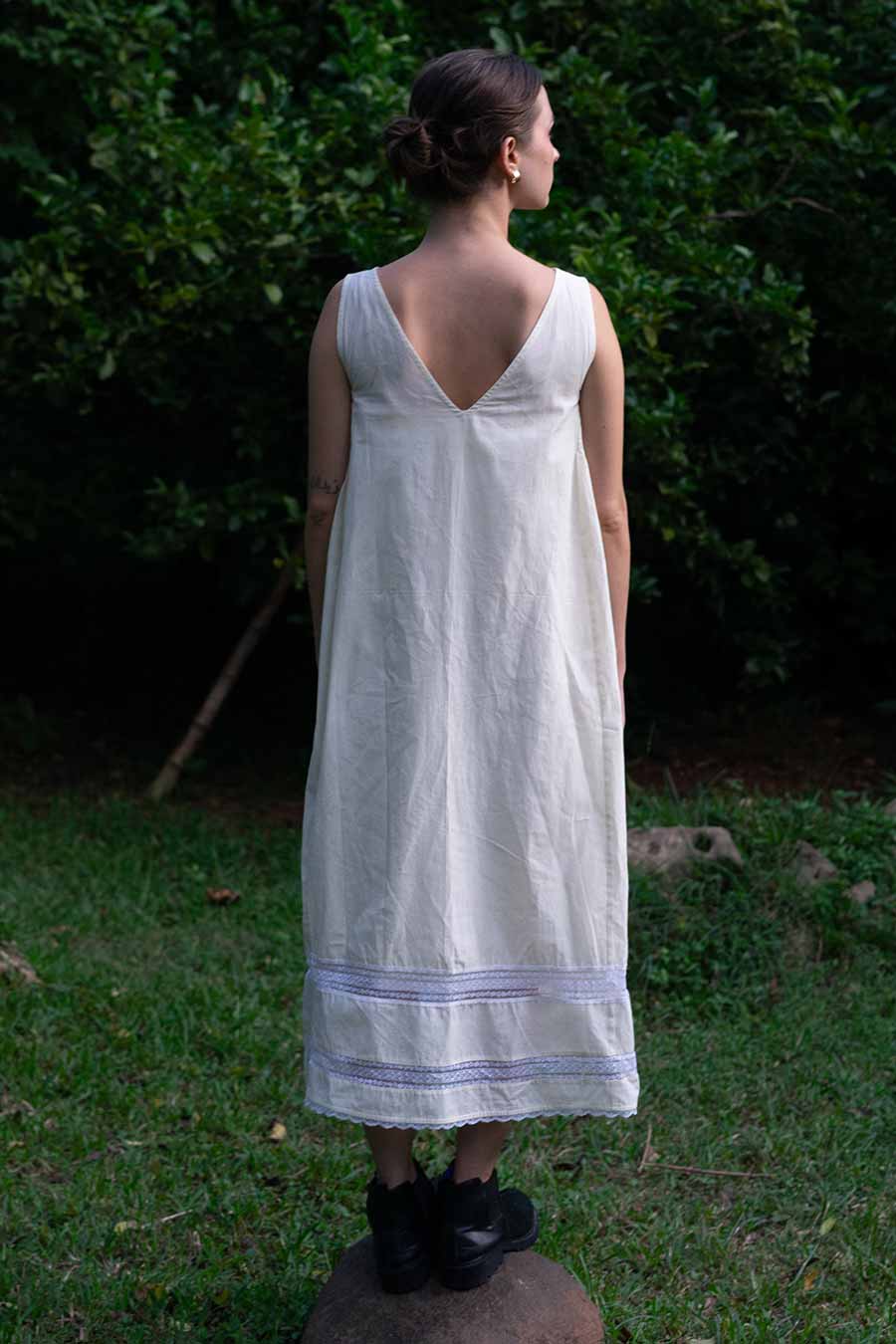 Off-White Long Dress