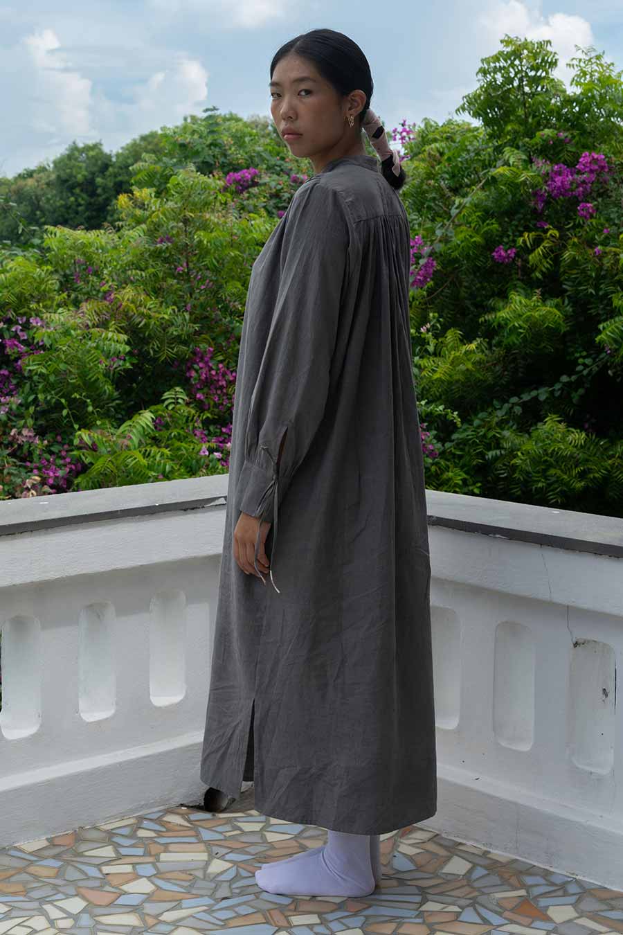 Grey Long Dress