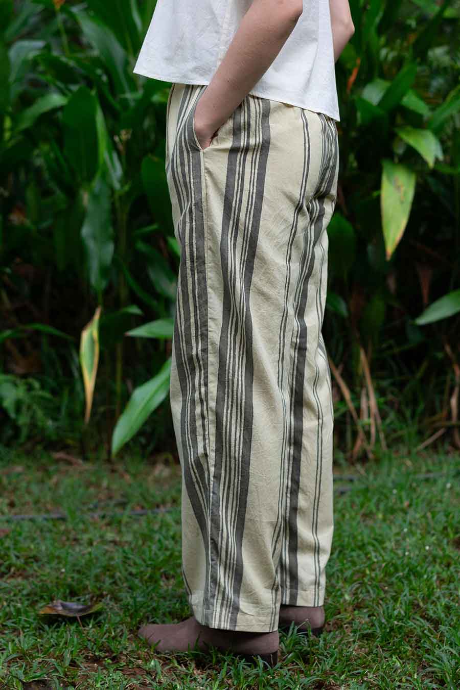 Hand-Painted Trouser