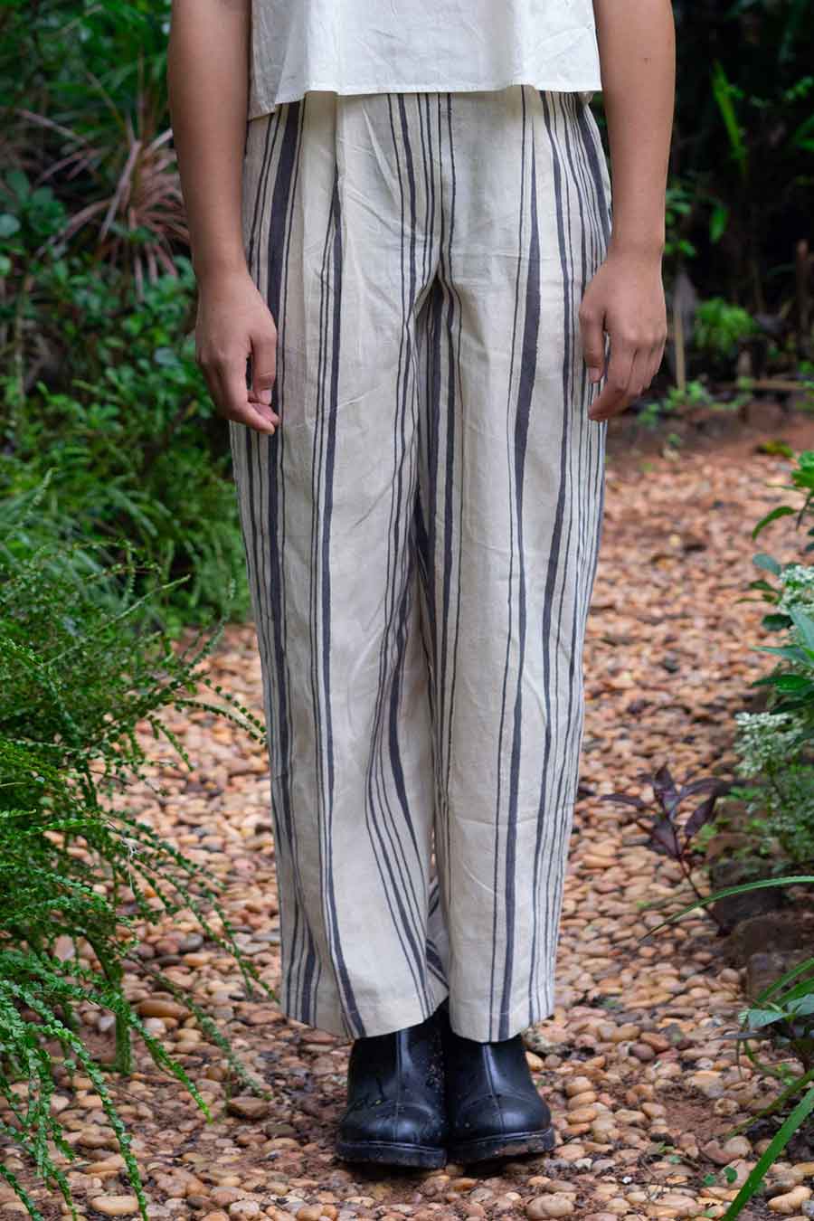 Off-White Hand-Painted Trouser