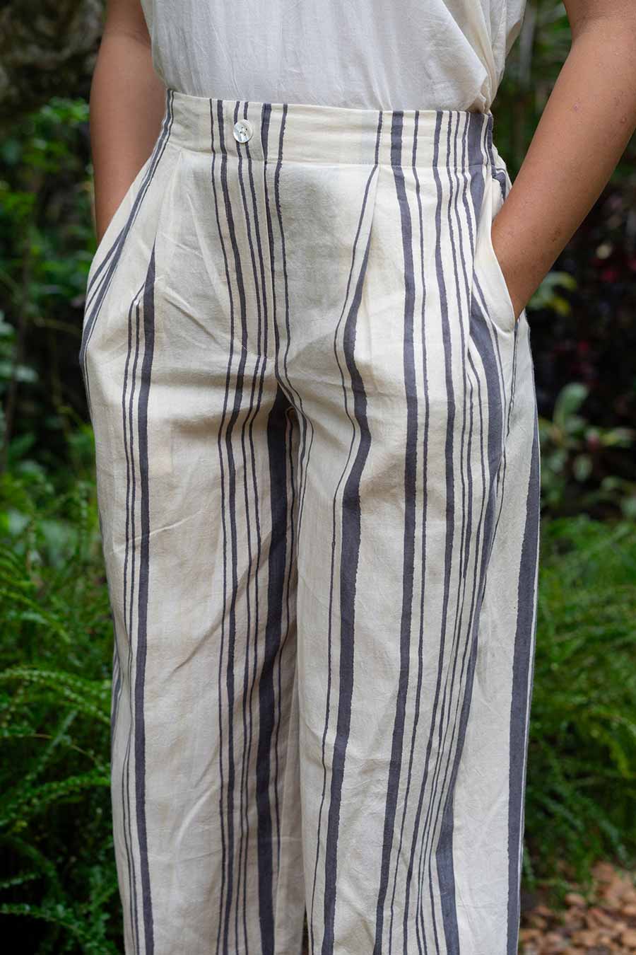 Off-White Hand-Painted Trouser
