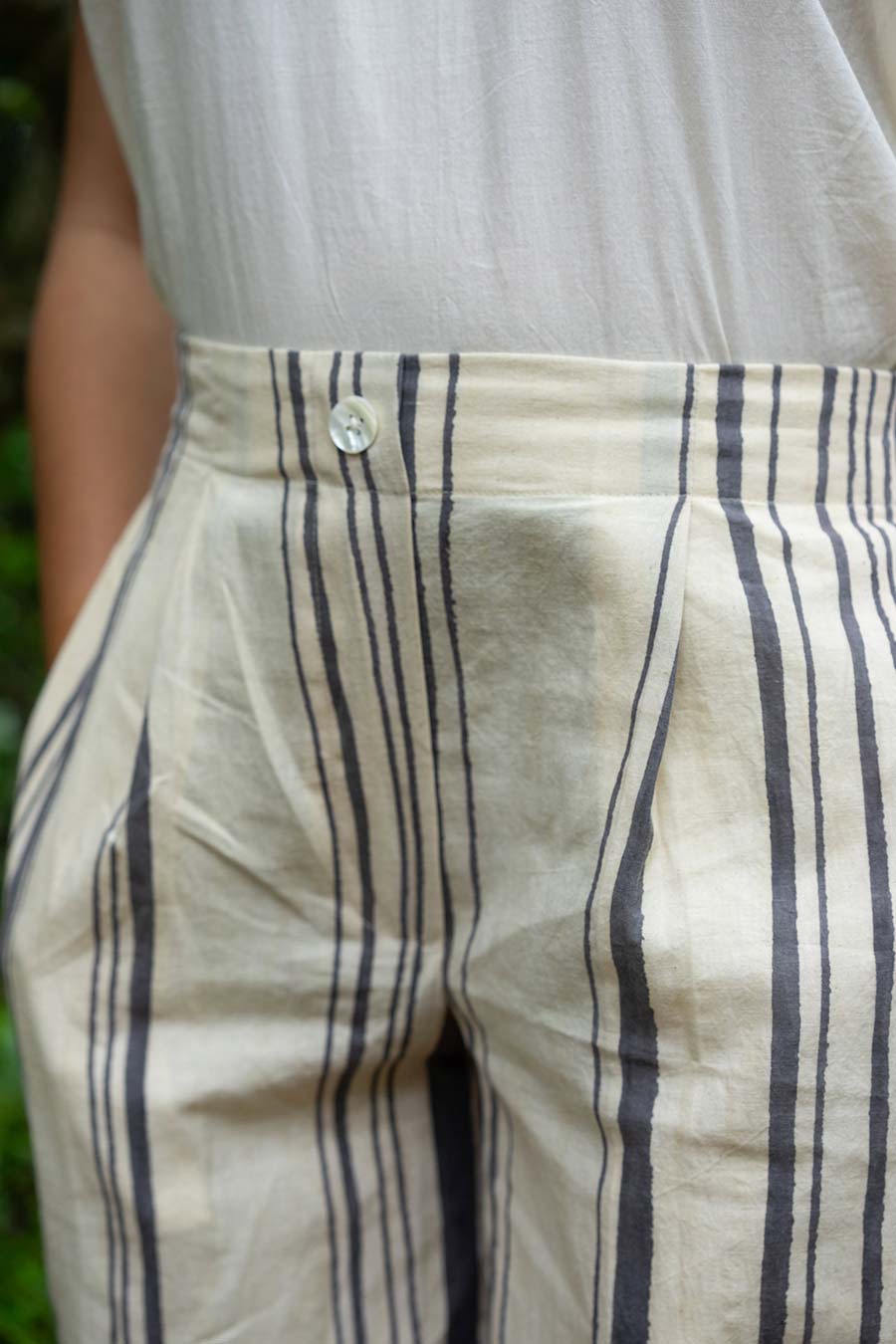 Off-White Hand-Painted Trouser