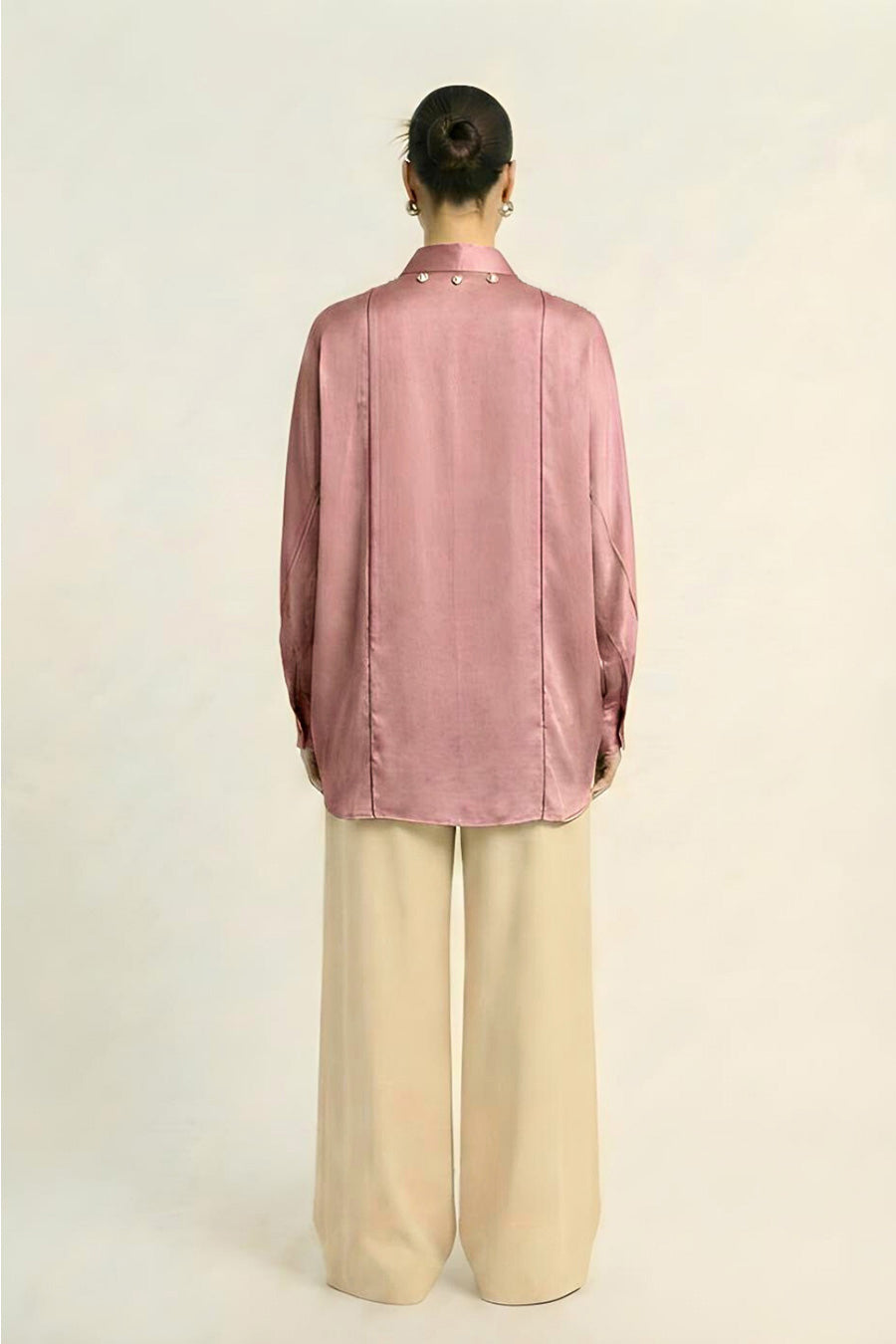 Brick Red Coin Embellished Top